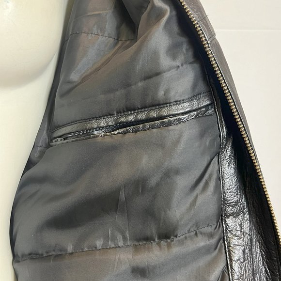 Harbor Bay Black Leather Jacket - Picture 7 of 10